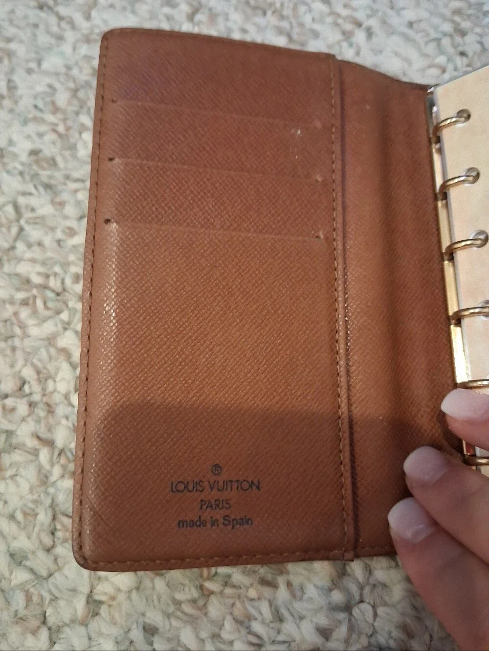 Louis Vuitton Monogram PM Pocket Planner Notebook w/ Accessories